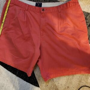 Saddlebred Men's Vibrant Coral Flat Front Shorts